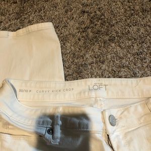 Loft white jeans!